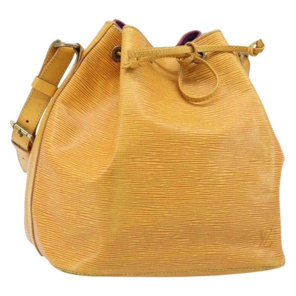 Louis Vuitton Petit Noe Epi Leather Yellow Leather Shoulder Bag Bag